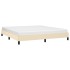 Estructura de cama tela color crema 180x200