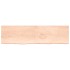 Estante de pared madera maciza roble sin tratar 220x60x(2-4)