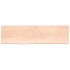 Estante de pared madera maciza roble sin tratar 220x60x(2-4)