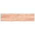 Estante pared madera roble tratada marrón claro 220x50x(2-6)