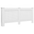 Cubiertas para radiador 2 unidades MDF blanco 172x19x81,5