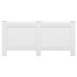 Cubiertas para radiador 2 unidades MDF blanco 172x19x81,5