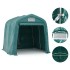 Carpa garaje de almacenamiento PVC verde 1,6x2,4