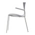 Silla con brazos apilable modelo Gloria