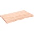 Tablero de mesa madera maciza roble sin tratar 100x60x(2-6)