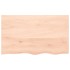 Tablero de mesa madera maciza roble sin tratar 100x60x(2-6)