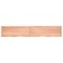 Tablero mesa madera roble tratada marrón claro 220x40x(2-4)