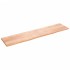 Tablero mesa madera roble tratada marrón claro 220x50x(2-4)