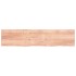 Tablero mesa madera roble tratada marrón claro 220x50x(2-4)