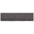 Tablero mesa madera roble tratada marrón oscuro 200x50x(2-4)