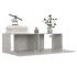 Set muebles de salón TV 8 pzas madera ingeniería gris