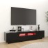 Mueble para TV con luces LED negro 180x35x40