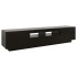 Mueble para TV con luces LED negro 180x35x40