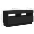 Mueble para TV con luces LED negro 180x35x40