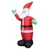 Papá Noel inflable con luces LED IP20 600 cm