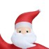 Papá Noel inflable con luces LED IP20 600 cm