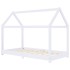 Estructura de cama infantil madera maciza pino blanco 70x140