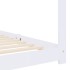 Estructura de cama infantil madera maciza pino blanco 70x140