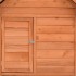 Gallinero de madera maciza de abeto rojo 152x96x110