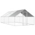 Jaula gallinero de exterior de acero galvanizado 2,75x6x1,92