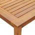 Mesa de jardín madera maciza de acacia 140x80x74