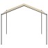 Carpa acero y tela beige 4x3