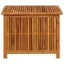 Caja de almacenaje de jardín madera maciza acacia 75x75x58