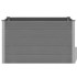 Arriate de WPC gris 150x50x91