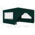 Carpa profesional para fiestas con paredes verde 90 g/m² 4x4