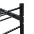 Estructura de cama de metal negro 180x200