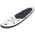 Juego de tabla de paddle surf hinchable negro y