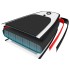 Juego de tabla de paddle surf hinchable negro y