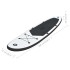 Juego de tabla de paddle surf hinchable negro y