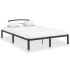 Estructura de cama de metal negro 160x200