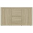 Aparador madera contrachapada color roble Sonoma 120x36x69