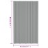 Panel para tejado acero galvanizado gris 36 unidades 80x45