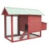 Gallinero madera maciza de pino y abeto rojo 170x81x110