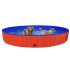 Piscina para perros plegable PVC rojo 300x40