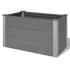 Arriate de WPC gris 100x50x54