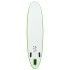 Juego de tabla de paddle surf hinchable verde y