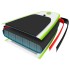 Juego de tabla de paddle surf hinchable verde y