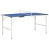 Mesa de ping pong con red azul 152x76x66