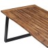 Mesa de comedor demadera de acacia maciza 180x90