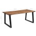 Mesa de comedor demadera de acacia maciza 180x90