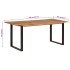 Mesa de comedor de madera maciza de acacia 180x90x76