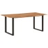 Mesa de comedor de madera maciza de acacia 180x90x76