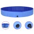 Piscina para perros plegable PVC azul 300x40