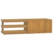 Armario de baño de pared madera maciza de teca 110x40x30 cm