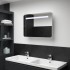 Mueble de baño con espejo LED 80x9,5x55