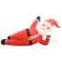 Papá Noel de Navidad inflable con LED rojo IP44 360 cm